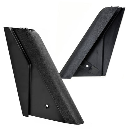 Dash Lower Outer Trim Moldings | Black | Pair | 1969-70 Ford Mustang