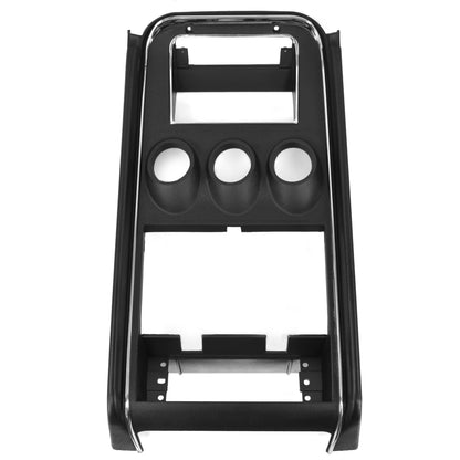 Center Dash Trim with Gauge Openings | Standard Black | 1971-73 Ford Mustang
