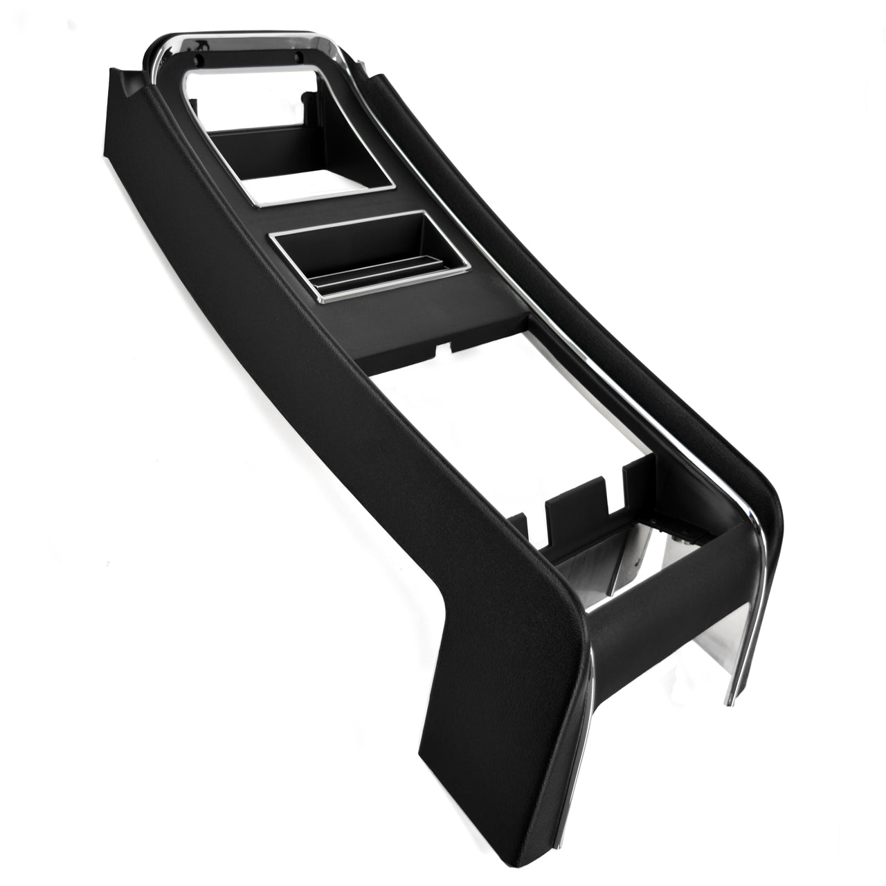 Center Dash Trim | Non-Gauge | Standard Black | 1971-73 Ford Mustang