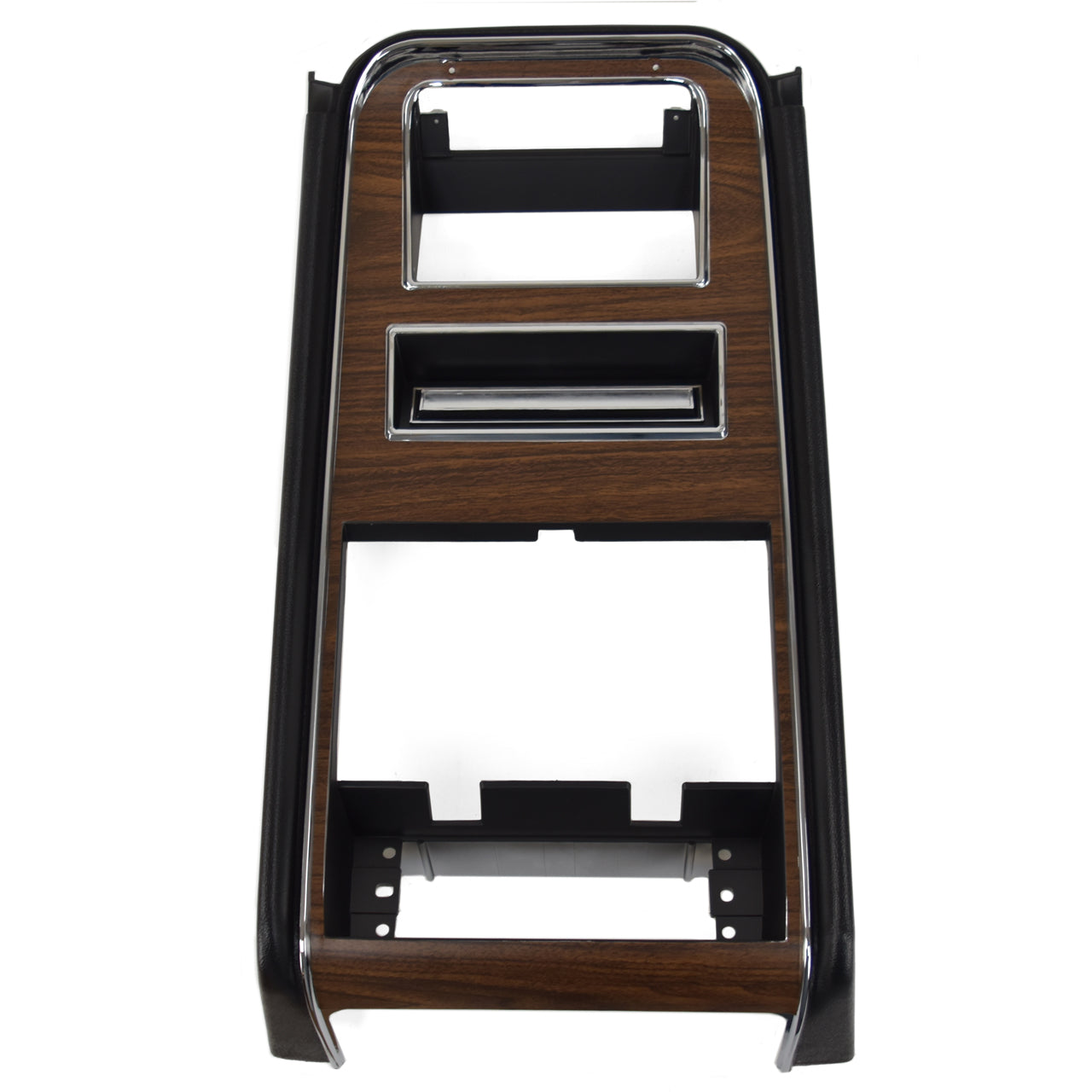 Center Dash Trim | Non-Gauge | Deluxe Woodgrain | 1971-73 Ford Mustang