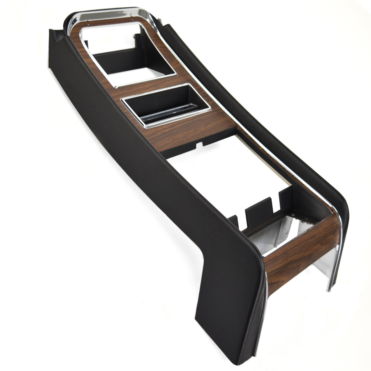 Center Dash Trim | Non-Gauge | Deluxe Woodgrain | 1971-73 Ford Mustang