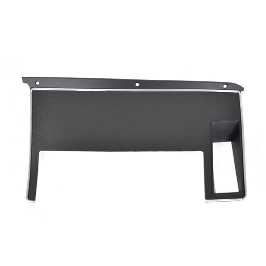 Passenger Dash Trim | No Warning Light | Black | 1971-73 Ford Mustang