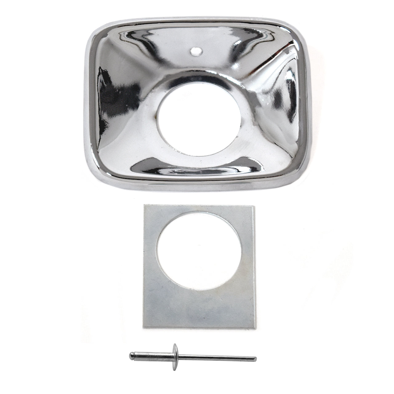 Center Console Cigarette Lighter Bezel with Retainer | 1969 Ford Mustang