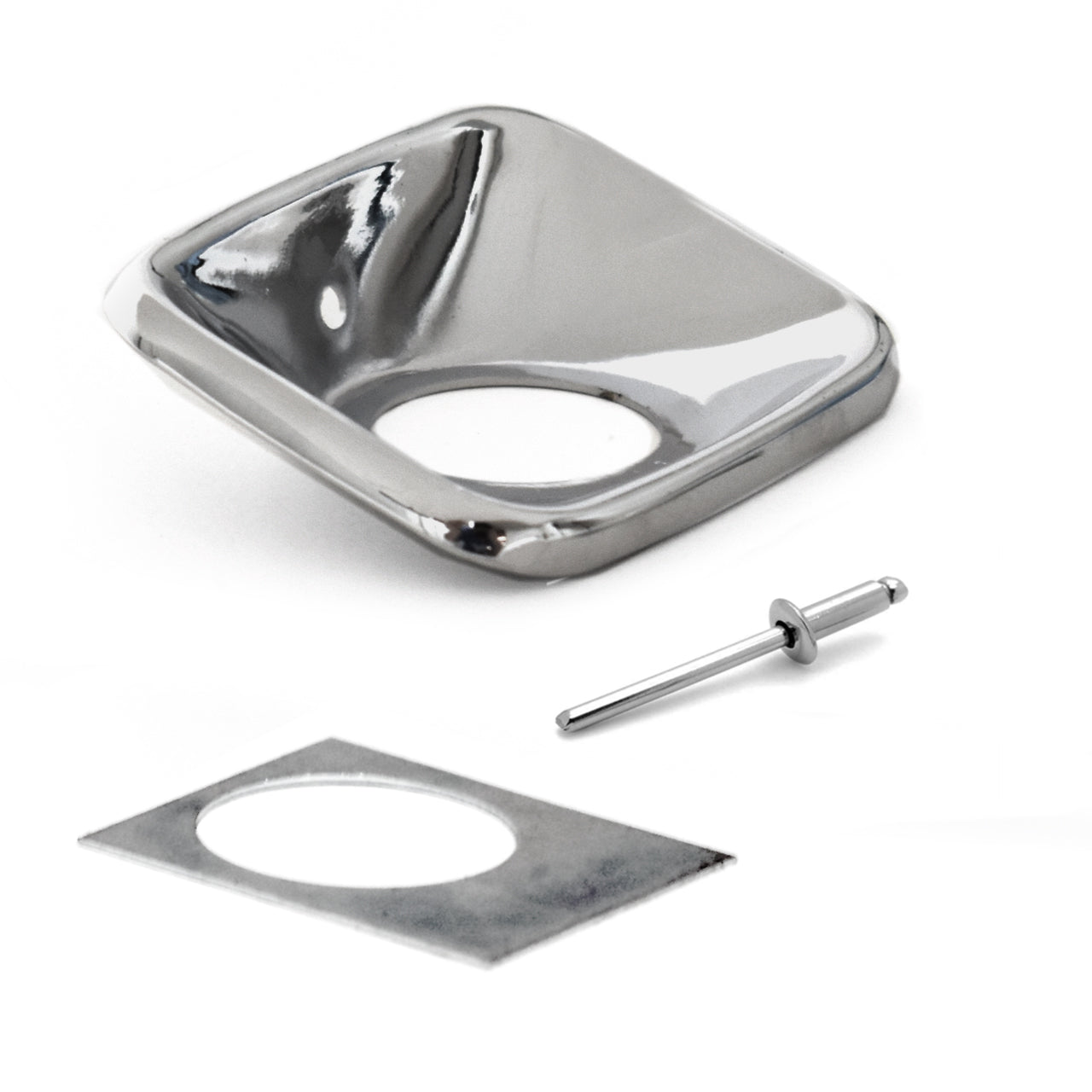 Center Console Cigarette Lighter Bezel with Retainer | 1969 Ford Mustang