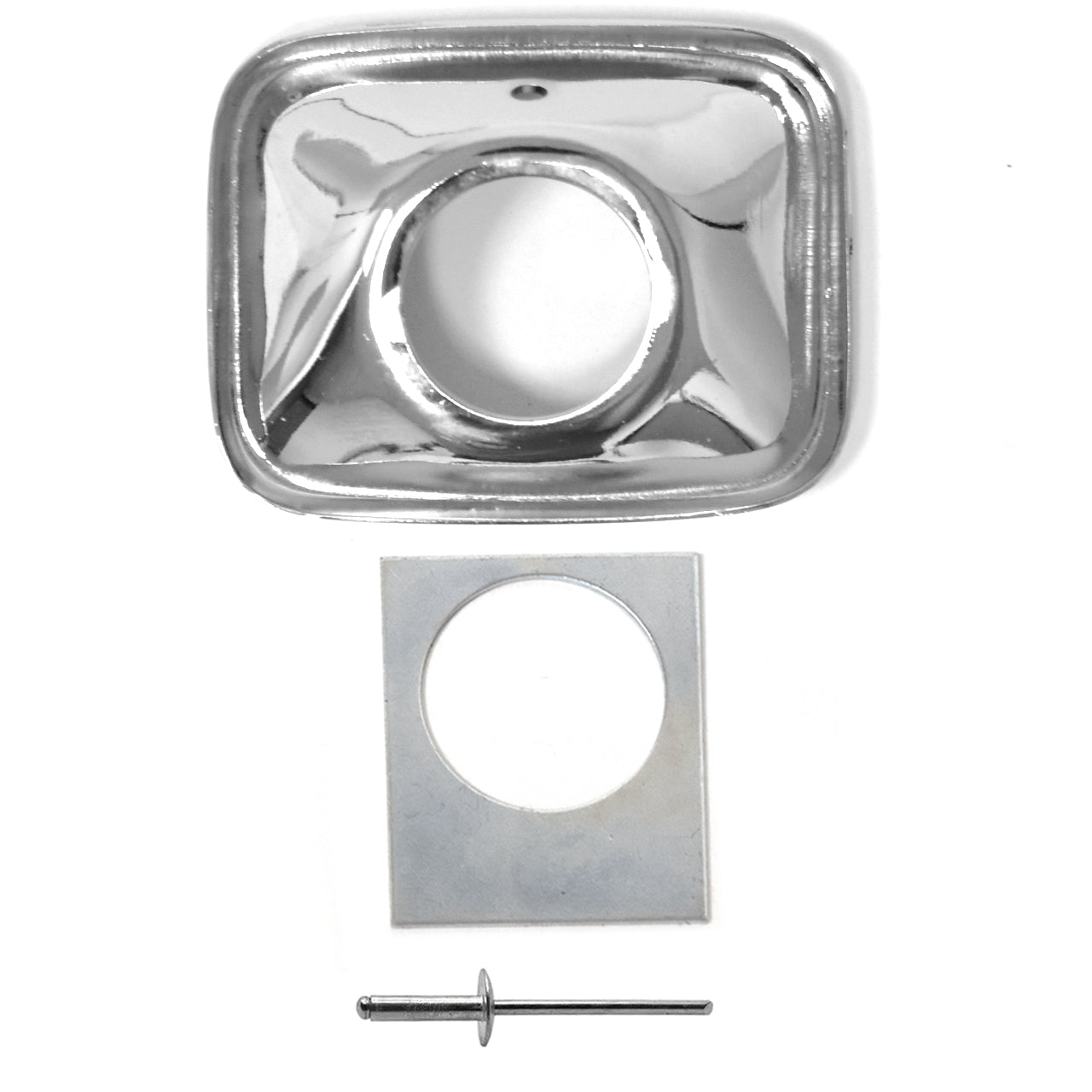 Center Console Cigarette Lighter Bezel with Retainer | 1969 Ford Mustang