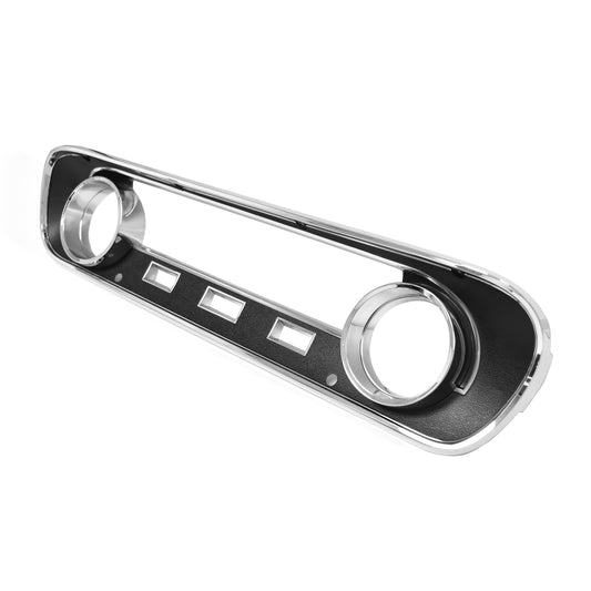 Instrument Cluster Bezel | Black | Rectangular Dash | Non-GT | 1965 Ford Mustang