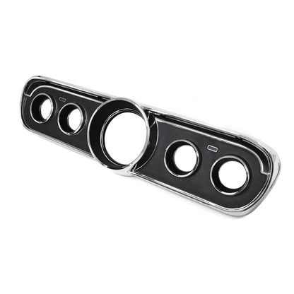 Instrument Cluster Bezel | Black | Round Gauges | GT Style | 1965 Ford Mustang