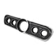 Instrument Cluster Bezel | Black | Round Gauges | GT Style | 1965 Ford Mustang
