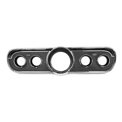 Instrument Cluster Bezel | Black | Round Gauges | GT Style | 1965 Ford Mustang