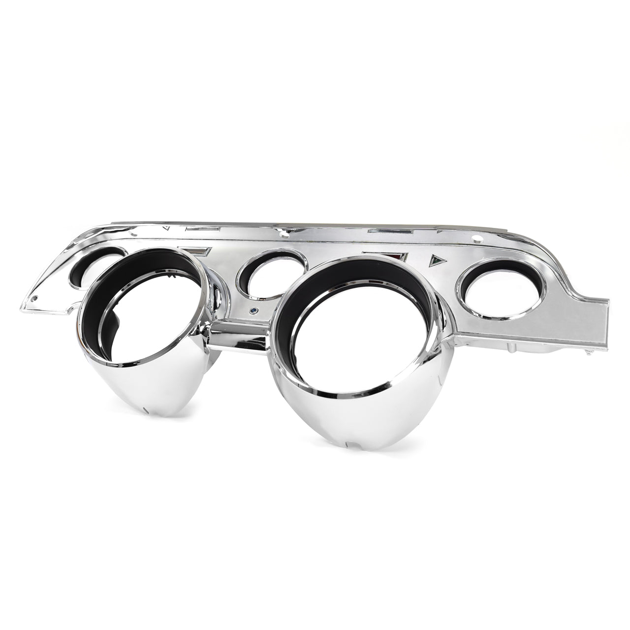 Instrument Cluster Bezel | Deluxe Brushed Aluminum | 1967 Ford Mustang