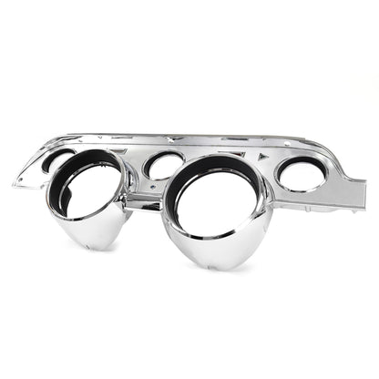 Instrument Cluster Bezel | Deluxe Brushed Aluminum | 1967 Ford Mustang