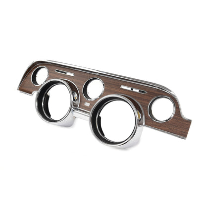 Instrument Cluster Bezel | Deluxe Woodgrain | 1968 Ford Mustang