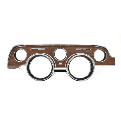 Instrument Cluster Bezel | Deluxe Woodgrain | 1968 Ford Mustang