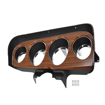Instrument Cluster Bezel | Deluxe Woodgrain | 1970 Ford Mustang