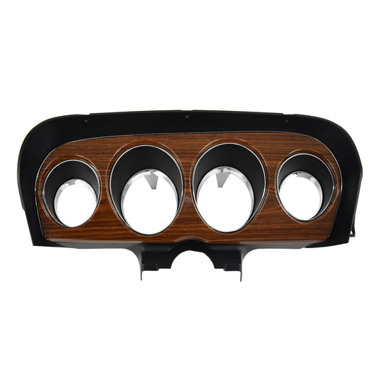 Instrument Cluster Bezel | Deluxe Woodgrain | 1970 Ford Mustang