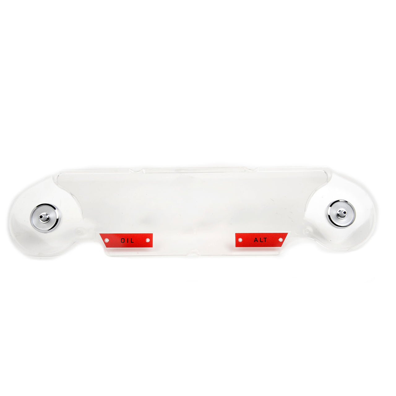 Instrument Cluster Bezel Lens | Alt Indicator | Rectangular Dash | Non-GT | 1965 Ford Mustang