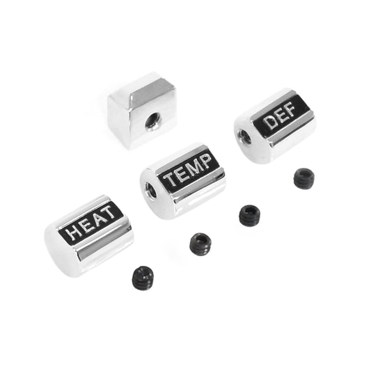 Heater Controls Dash Knob Set | Non-AC | 1967 Ford Mustang