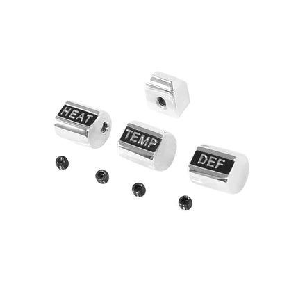 Heater Controls Dash Knob Set | Non-AC | 1967 Ford Mustang