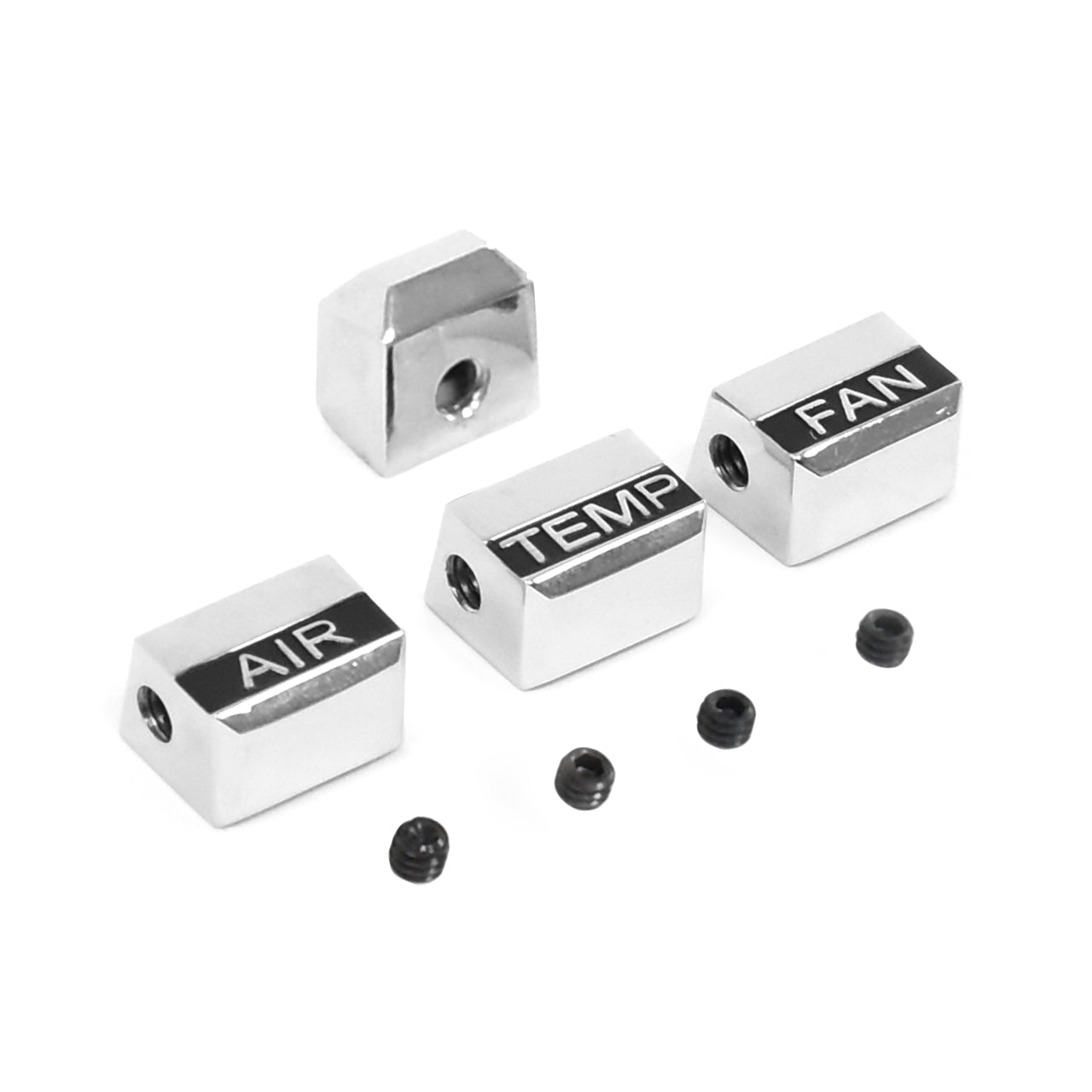 Heater Controls Dash Knob Set | With AC | 1967 Ford Mustang