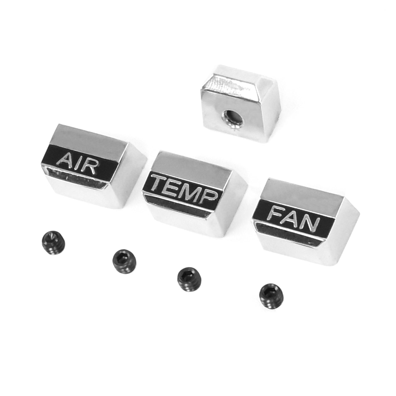 Heater Controls Dash Knob Set | With AC | 1967 Ford Mustang