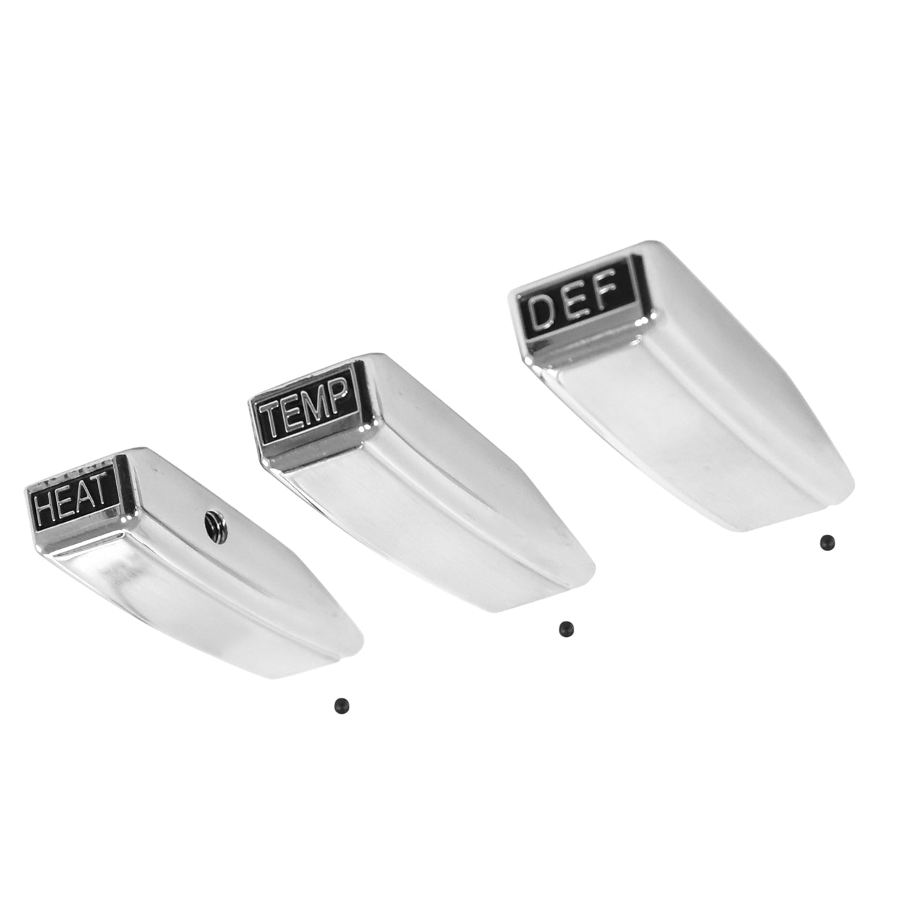 Heater Control Dash Knobs Set | Non-AC | 1968 Ford Mustang
