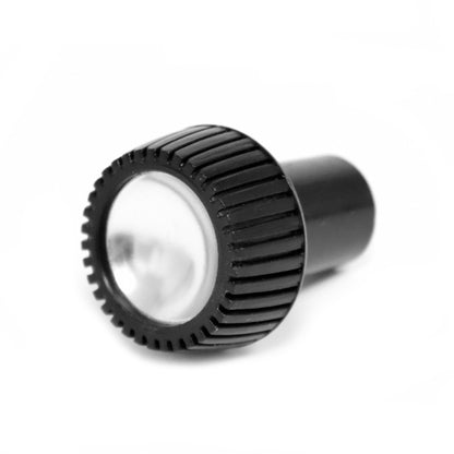 Defogger Knob | Black with Aluminum Insert | 1968 Ford Mustang