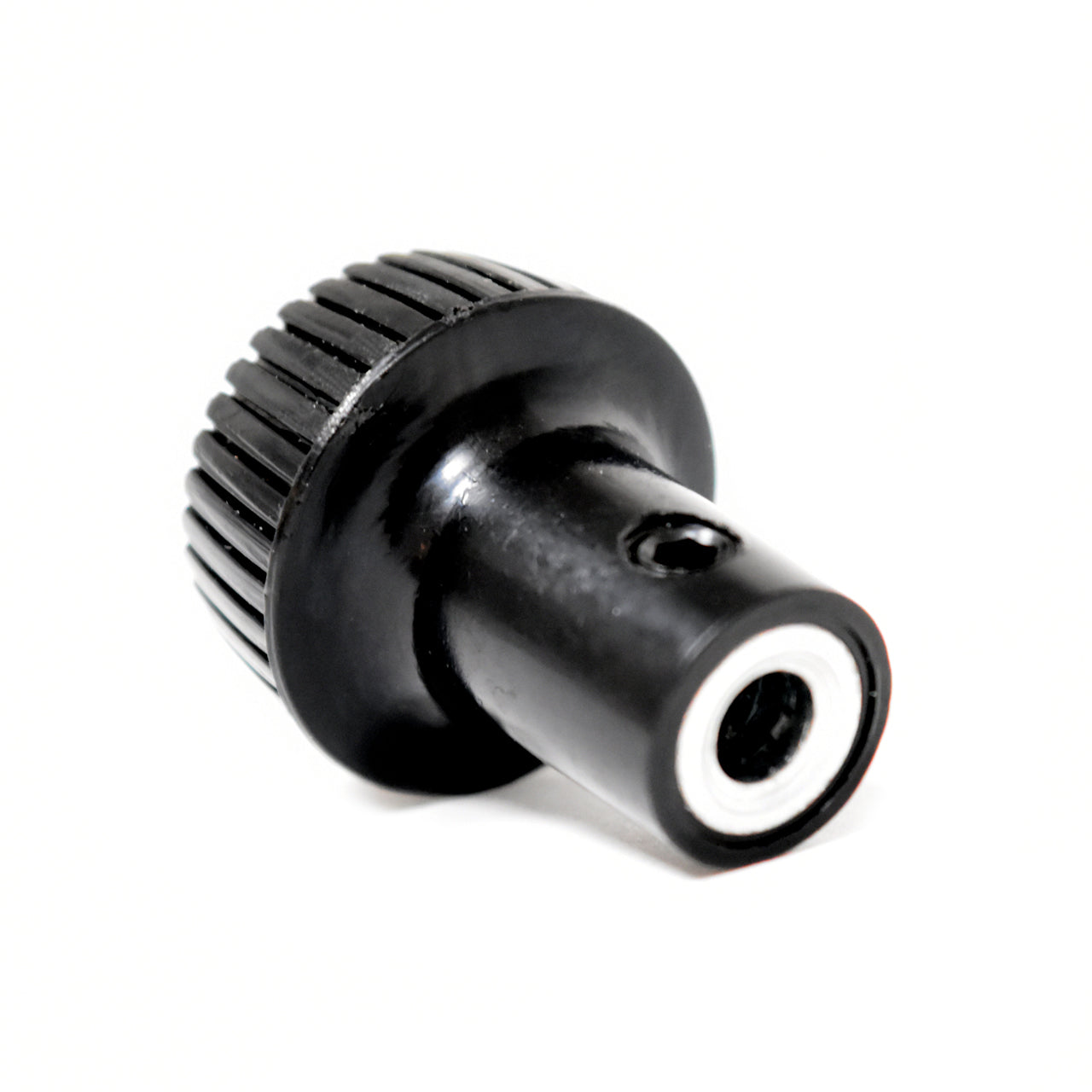 Defogger Knob | Black with Aluminum Insert | 1968 Ford Mustang