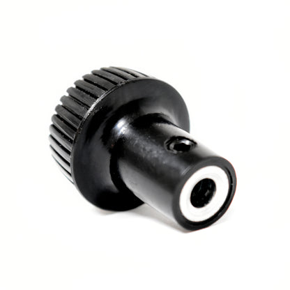 Defogger Knob | Black with Aluminum Insert | 1968 Ford Mustang
