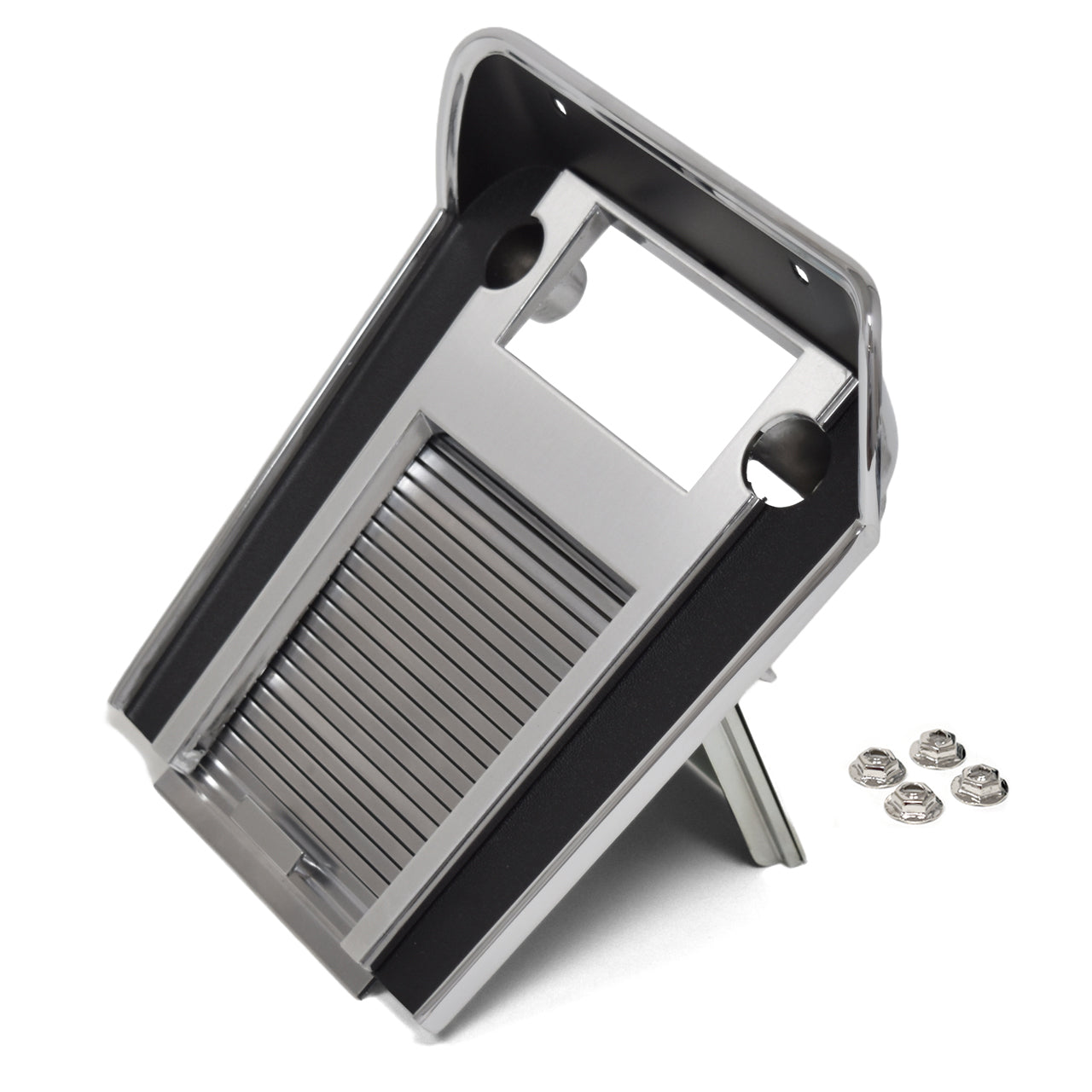 Center Console Radio Bezel with Door | 1967 Ford Mustang
