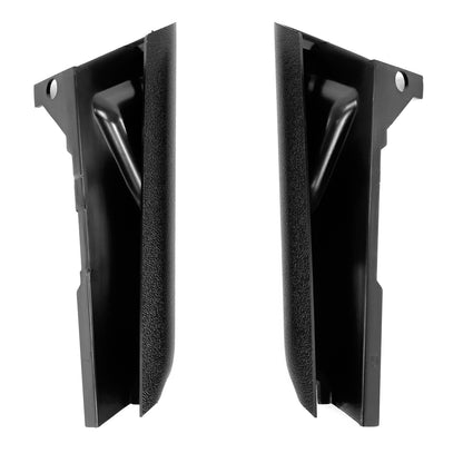 Dash Radio Trim Moldings | Black | Pair | 1969-70 Ford Mustang