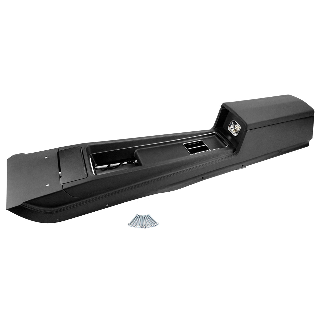 Center Console Assembly | Automatic Transmission | Black | 1969 Ford Mustang