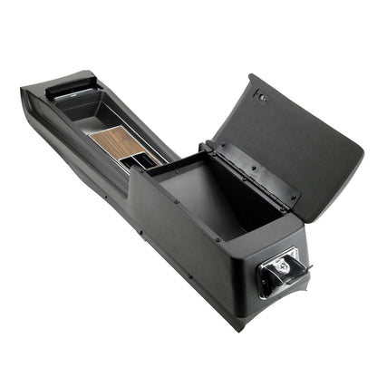 Center Console Assembly | Automatic Transmission | Deluxe Woodgrain | 1969 Ford Mustang
