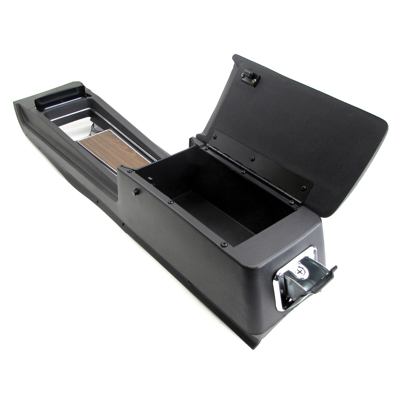 Center Console Assembly | Automatic Transmission | Deluxe Woodgrain | 1970 Ford Mustang