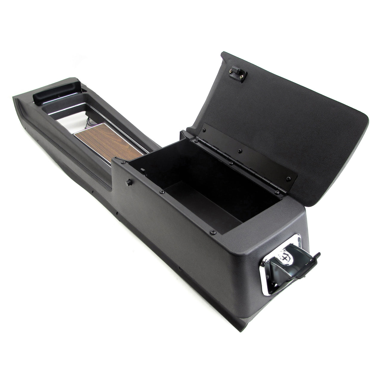 Center Console Assembly | Manual Transmission | Deluxe Woodgrain | 1970 Ford Mustang
