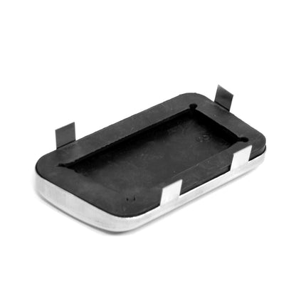 Brake Pedal Pad with Stainless Trim | Drum Brakes | Manual Trans | 1965-73 Ford Mustang
