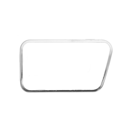 Brake Pedal Pad Stainless Trim | Drum Brakes | Manual Trans | 1965-73 Ford Mustang