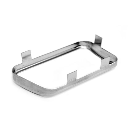 Brake Pedal Pad Stainless Trim | Drum Brakes | Manual Trans | 1965-73 Ford Mustang