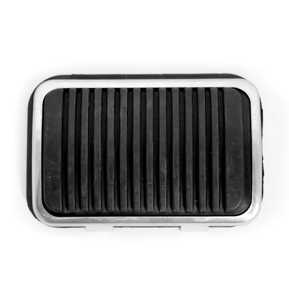 Clutch Pedal Pad with Stainless Trim | 1969-73 Ford Mustang