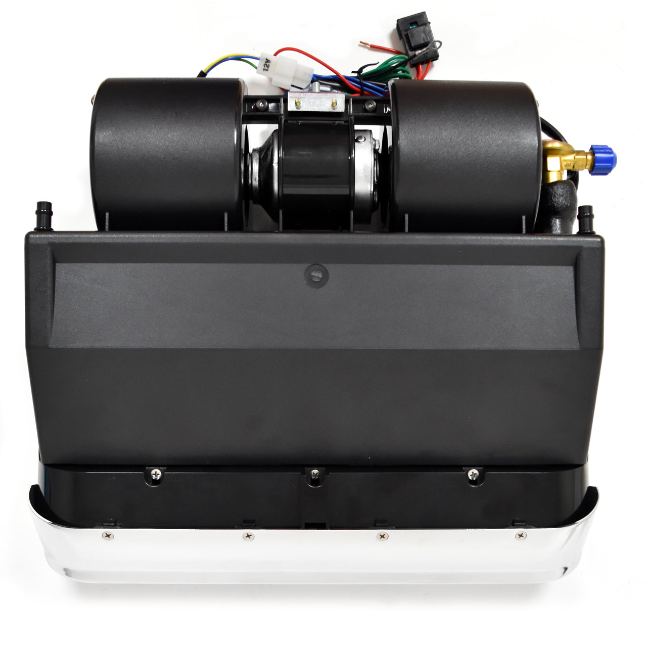 Underdash Hang-On Air Conditioner Evaporator Unit |Argent Bezel & Vents | 1965 Ford Mustang