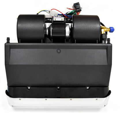 Underdash Hang-On Air Conditioner Evaporator Unit |Argent Bezel & Vents | 1965 Ford Mustang
