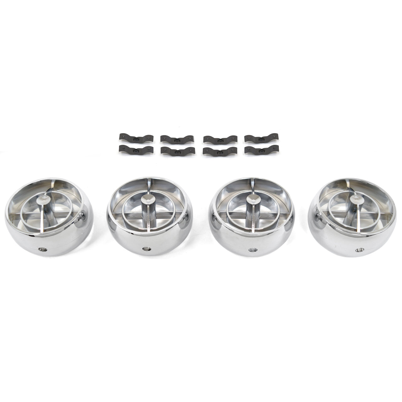 Underdash Hang-On Air Conditioner Fan Registers | Set of 4 | 1965 Ford Mustang