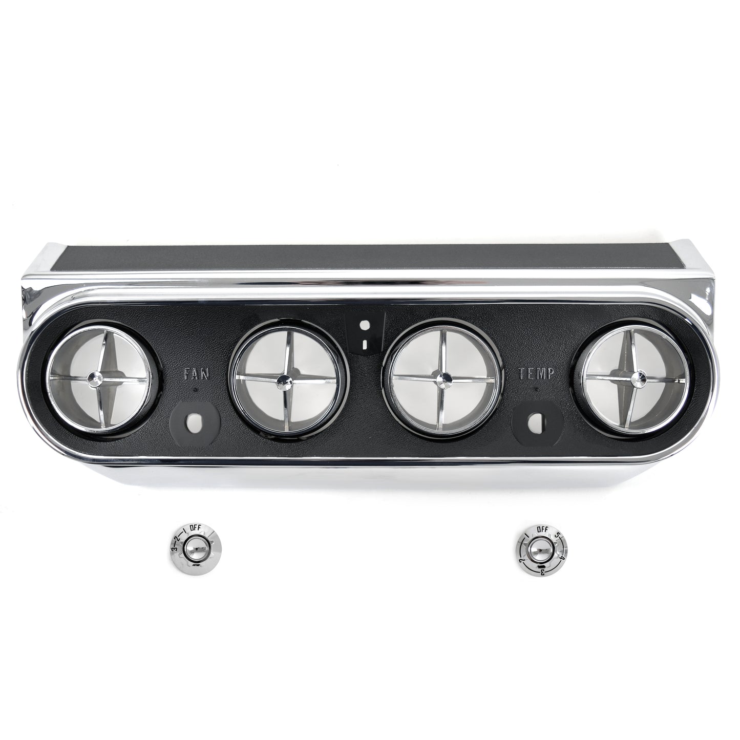 Air Conditioner Bezel & Vent Assembly | Underdash Hang-On Unit | 1966 Ford Mustang