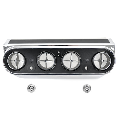 Air Conditioner Bezel & Vent Assembly | Underdash Hang-On Unit | 1966 Ford Mustang
