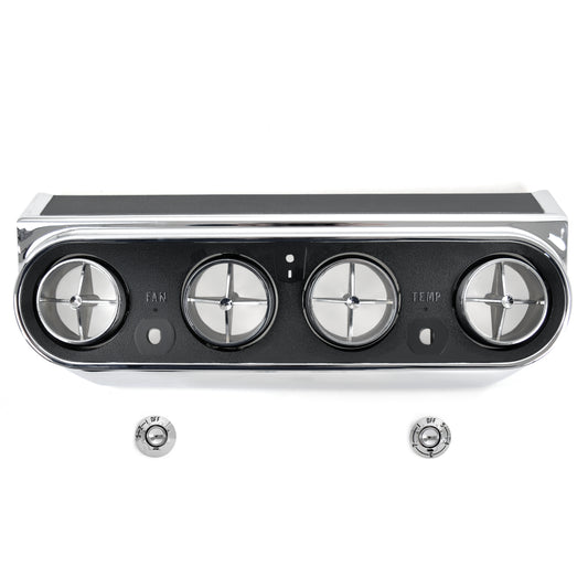 Air Conditioner Bezel & Vent Assembly | Underdash Hang-On Unit | 1966 Ford Mustang