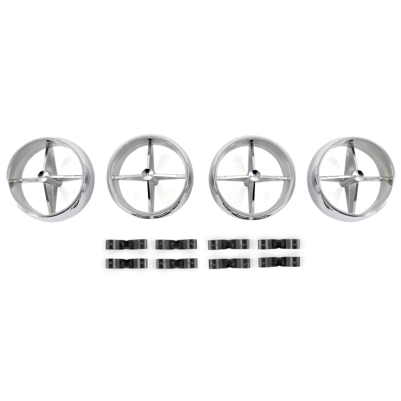 Underdash Hang-On Air Conditioner Fan Registers | Set of 4 | 1966 Ford Mustang