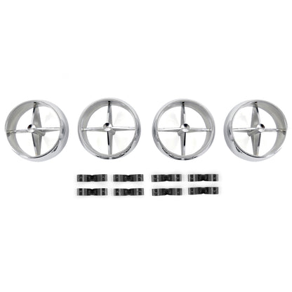 Underdash Hang-On Air Conditioner Fan Registers | Set of 4 | 1966 Ford Mustang