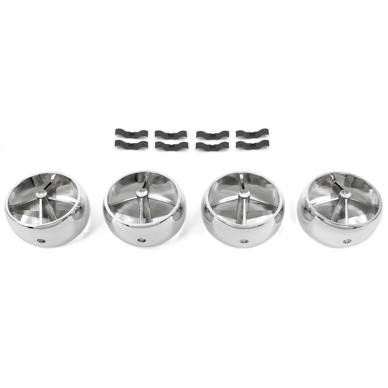 Underdash Hang-On Air Conditioner Fan Registers | Set of 4 | 1966 Ford Mustang