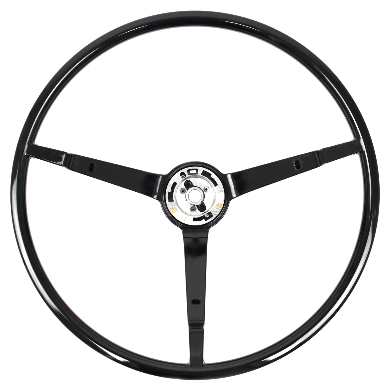 Steering Wheel | 3 Spoke | Black | Alternator-Type | 1965-66 Ford Mustang
