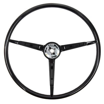 Steering Wheel | 3 Spoke | Black | 1967 Ford Mustang
