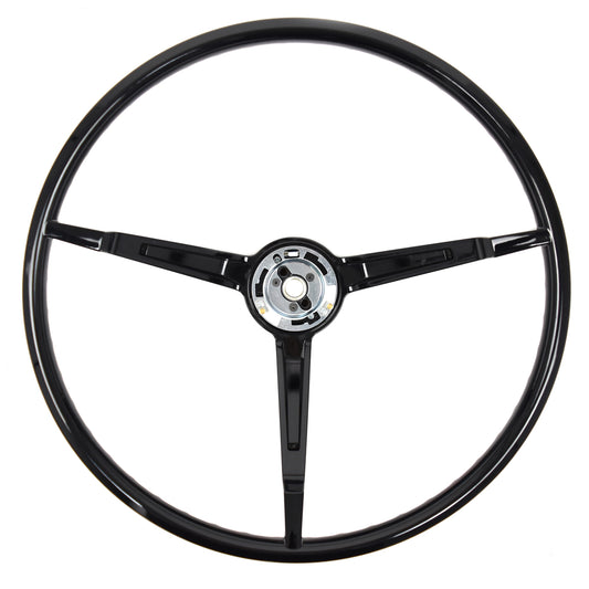 Steering Wheel | 3 Spoke | Black | 1967 Ford Mustang